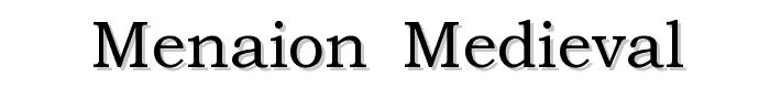 Menaion Medieval font